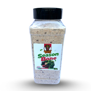 Nanny Spice Season To The Bone 24 oz. With whole pimento seeds.